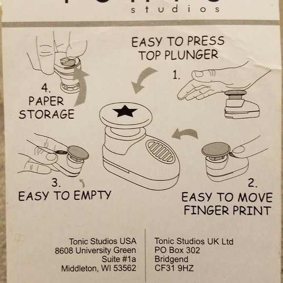 Set of 8 5/8" Paper Punch in Assorted Shapes - Picture 2 of 2